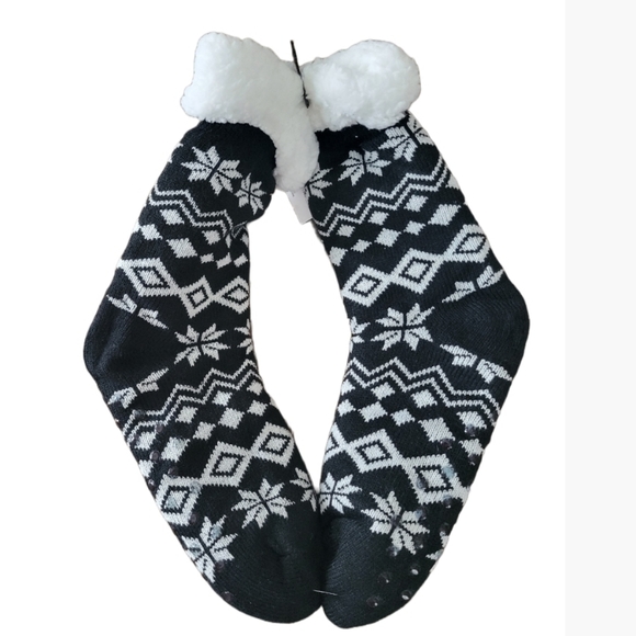 Cozy Hub Non-Skid Sherpa Lined Slipper Socks - Picture 5 of 5